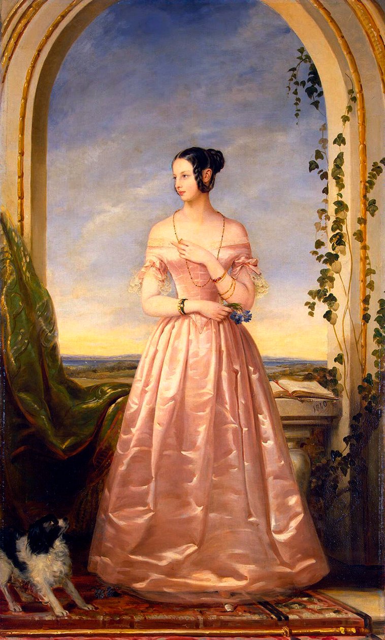 Venäjän suurherttuatar Aleksandra Nikolajevna, 1825-1844, 1840. tekijältä Christina Robertson