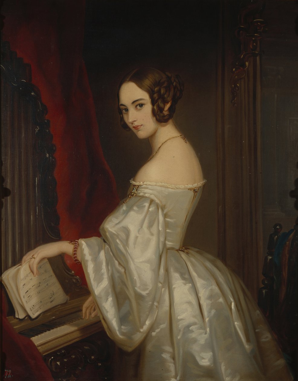 Prinsessa Maria Ivanovna Kochubeyn muotokuva, os. Baryatinskaya 1818-1843 tekijältä Christina Robertson
