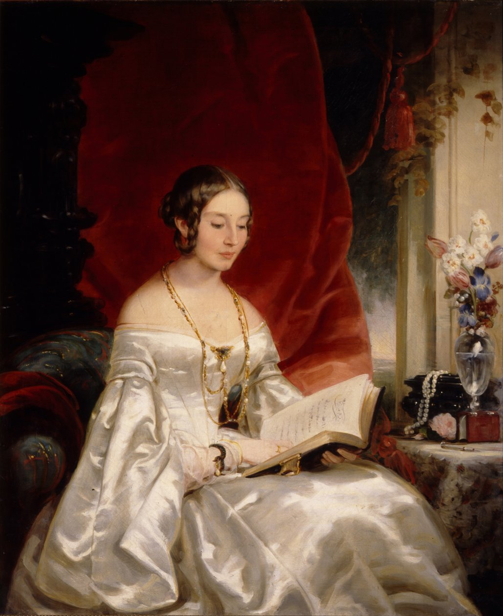 Prinsessa Maria Ivanovna Kochubeyn muotokuva, os. Baryatinskaya 1818-1843, 1840-luku tekijältä Christina Robertson