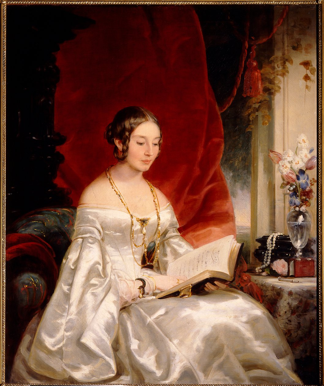 Prinsessa Maria Ivanovna Kotschubein muotokuva, s. Baryatinskaya, 1842 tekijältä Christina Robertson