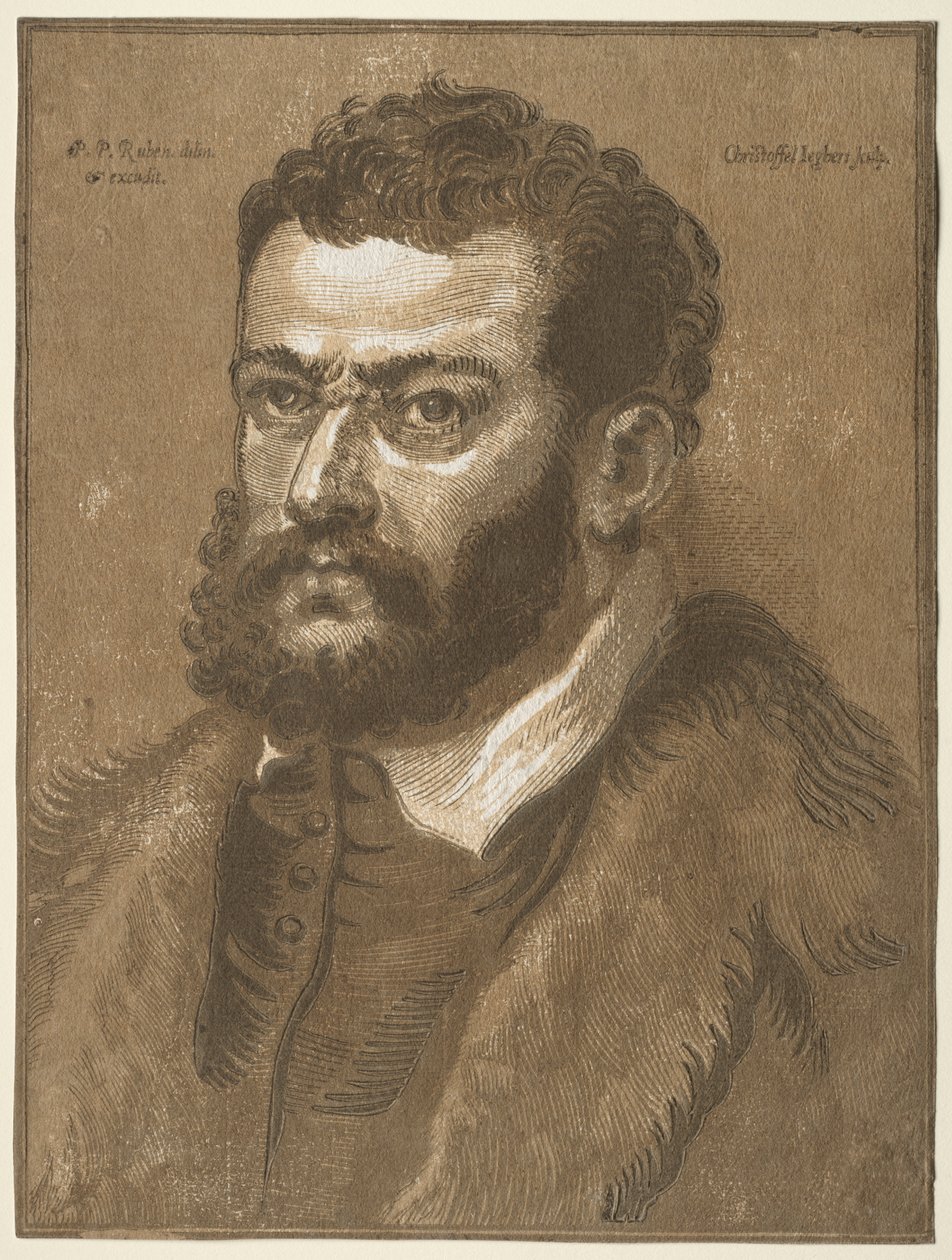 Parrakkaan miehen rintakuva (Doge Giovanni Cornaro) tekijältä Christoffel Jegher