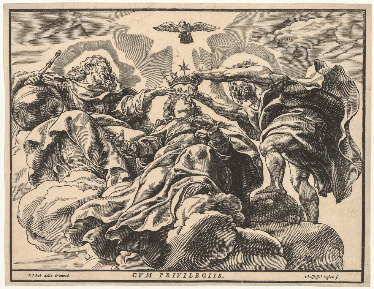 Neitsyen kruunaus, 1632-36. tekijältä Christoffel Jegher