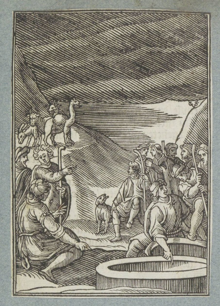 Joosef heitetään kaivoon tekijältä Christoffel van Sichem (II)