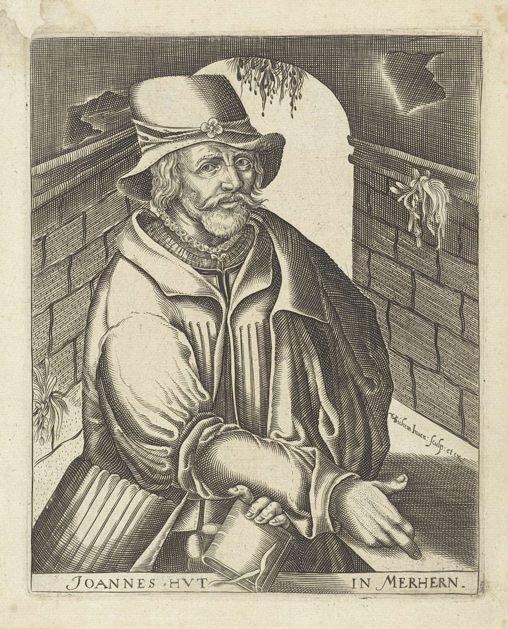 John Hus Merhernissä, n. 1650 tekijältä Christoffel van Sichem