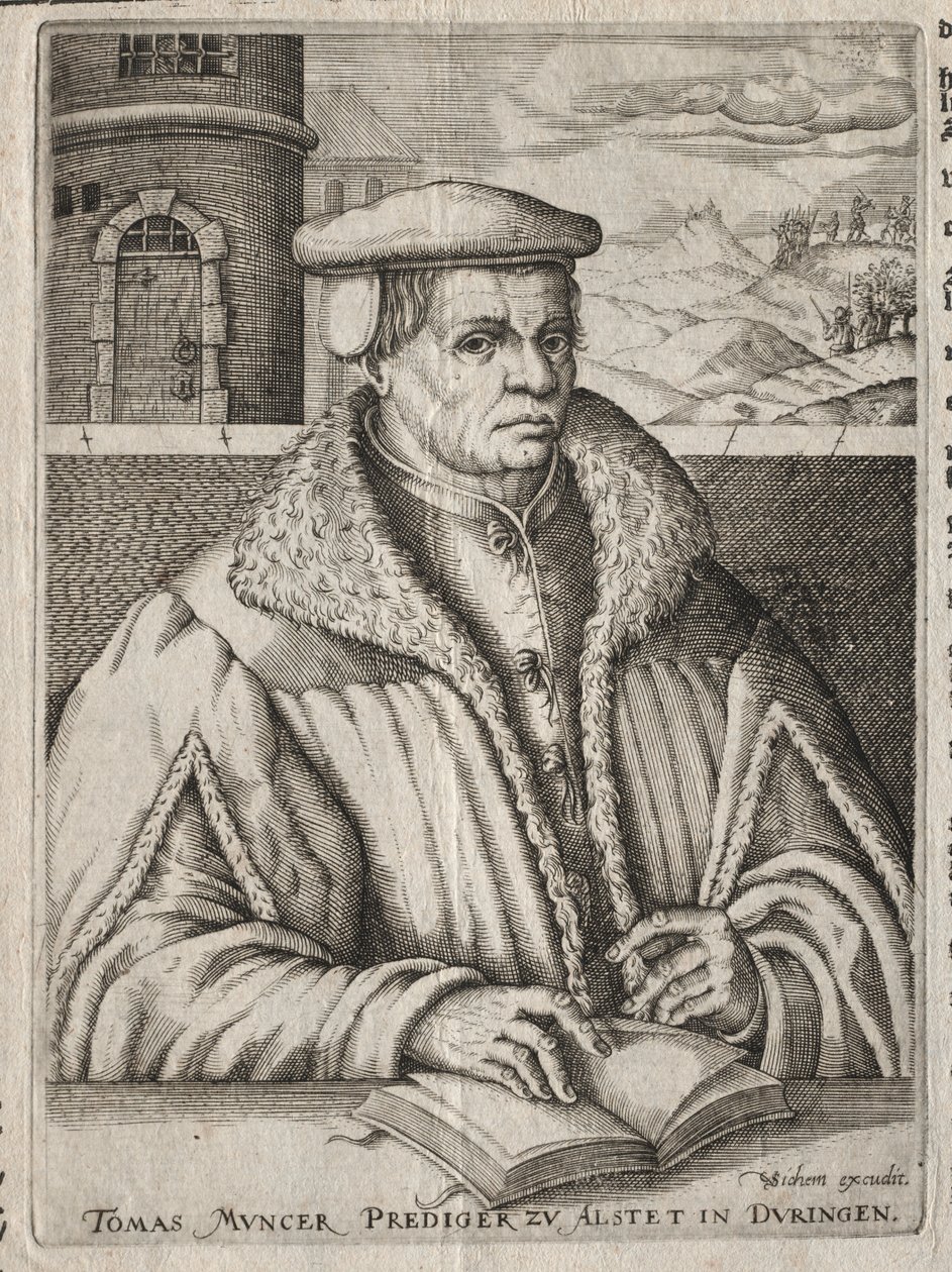 Thomas Munzerin muotokuva tekijältä Christoffel van Sichem
