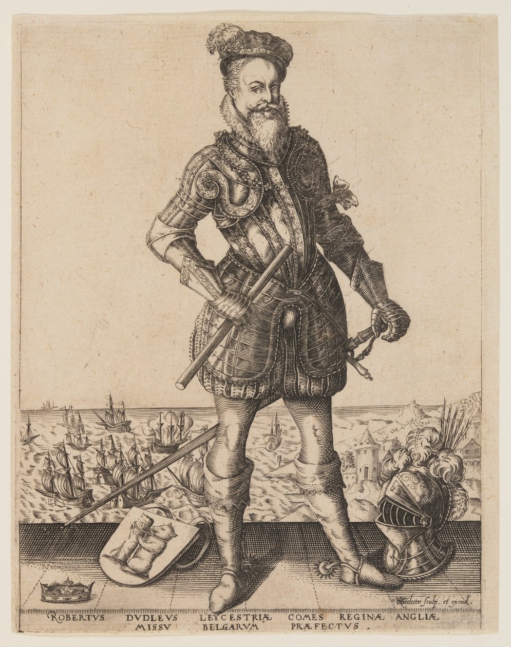 Robert Dudley, Leicesterin jaarli tekijältä Christoffel van Sichem I
