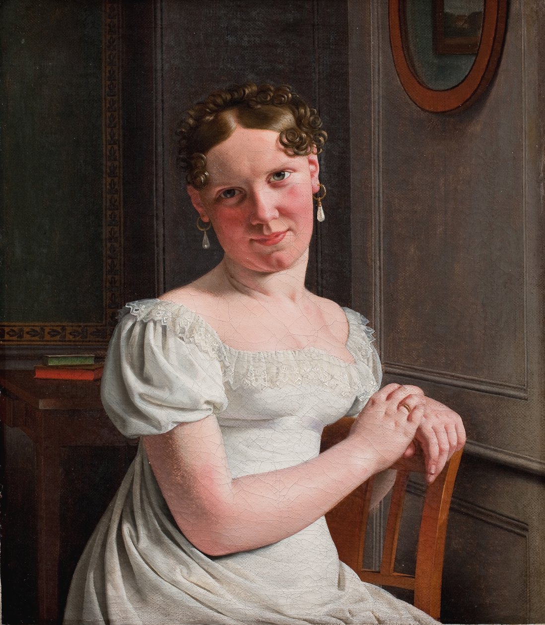 Julie Eckersberg, o.s. Juel, taiteilijan toinen vaimo. tekijältä Christoffer Wilhelm Eckersberg