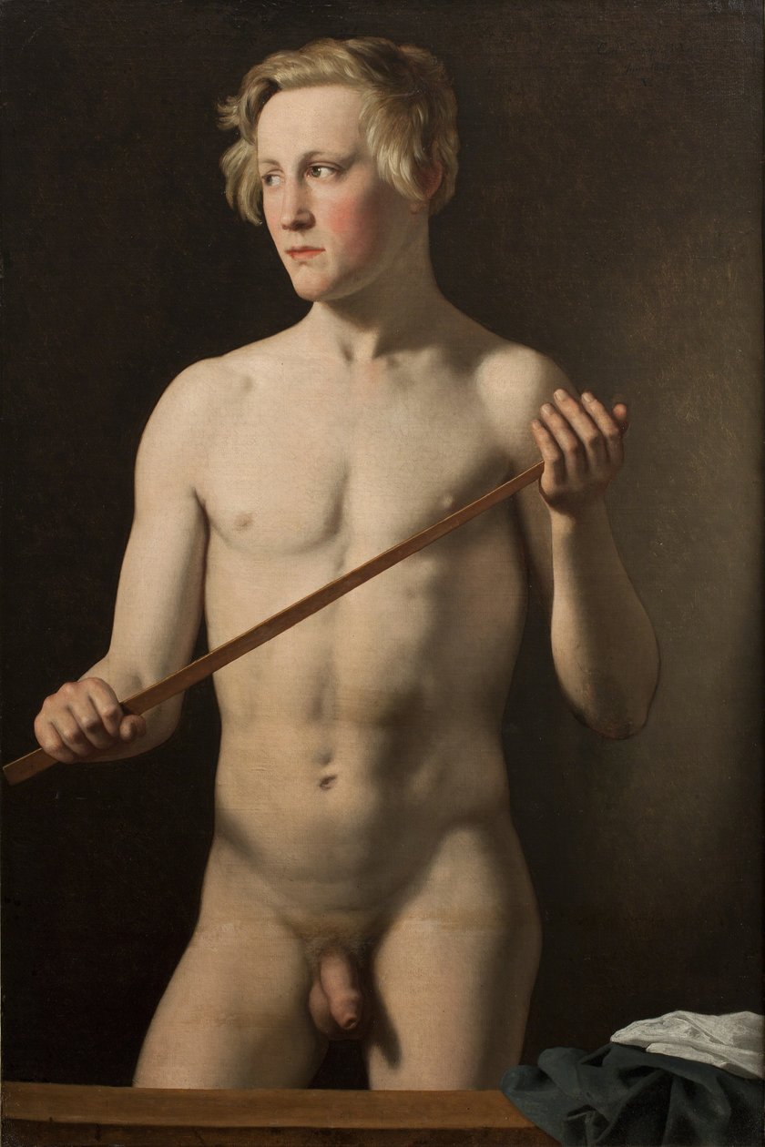 Seisova miesmalli Carl Frørup tekijältä Christoffer Wilhelm Eckersberg