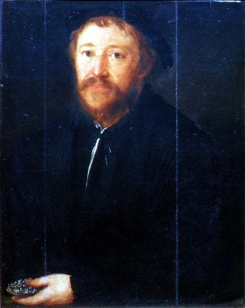 Cornelius Grosin muotokuva (paneeli) tekijältä Christoph Amberger