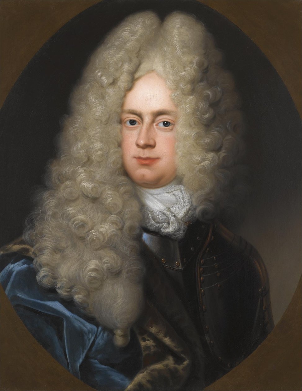 Muotokuva August Ferdinand von Braunschweig-Wolfenbüttel-Bevernistä (1677-1704). tekijältä Christoph Bernhard Francke