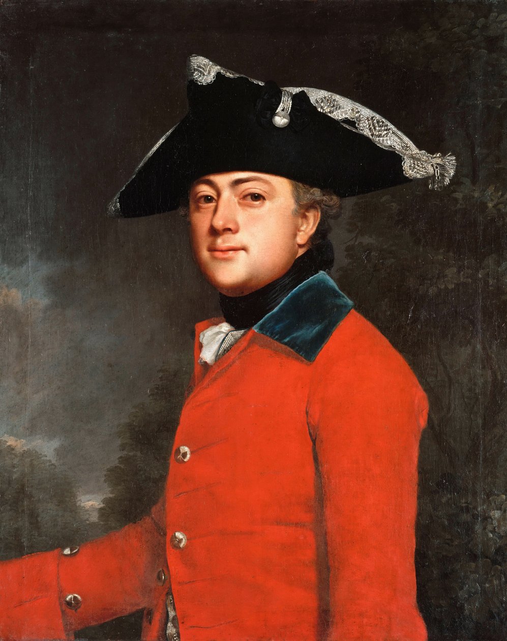 Saksa: prikaatimajuri Georg Heinrich von Berenhorst (1733-1814) prikaatimajuri Georg Heinrich Beerhorst tekijältä Christoph Friedrich Reinhold Lisiewski