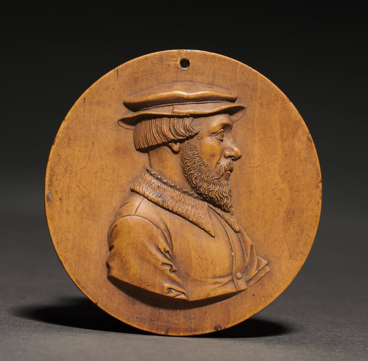 Miehen muotokuva, 1523-1536. tekijältä Christoph Weiditz