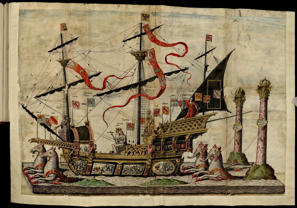 La Pompe funèbre de Charles V tekijältä Christophe Plantin