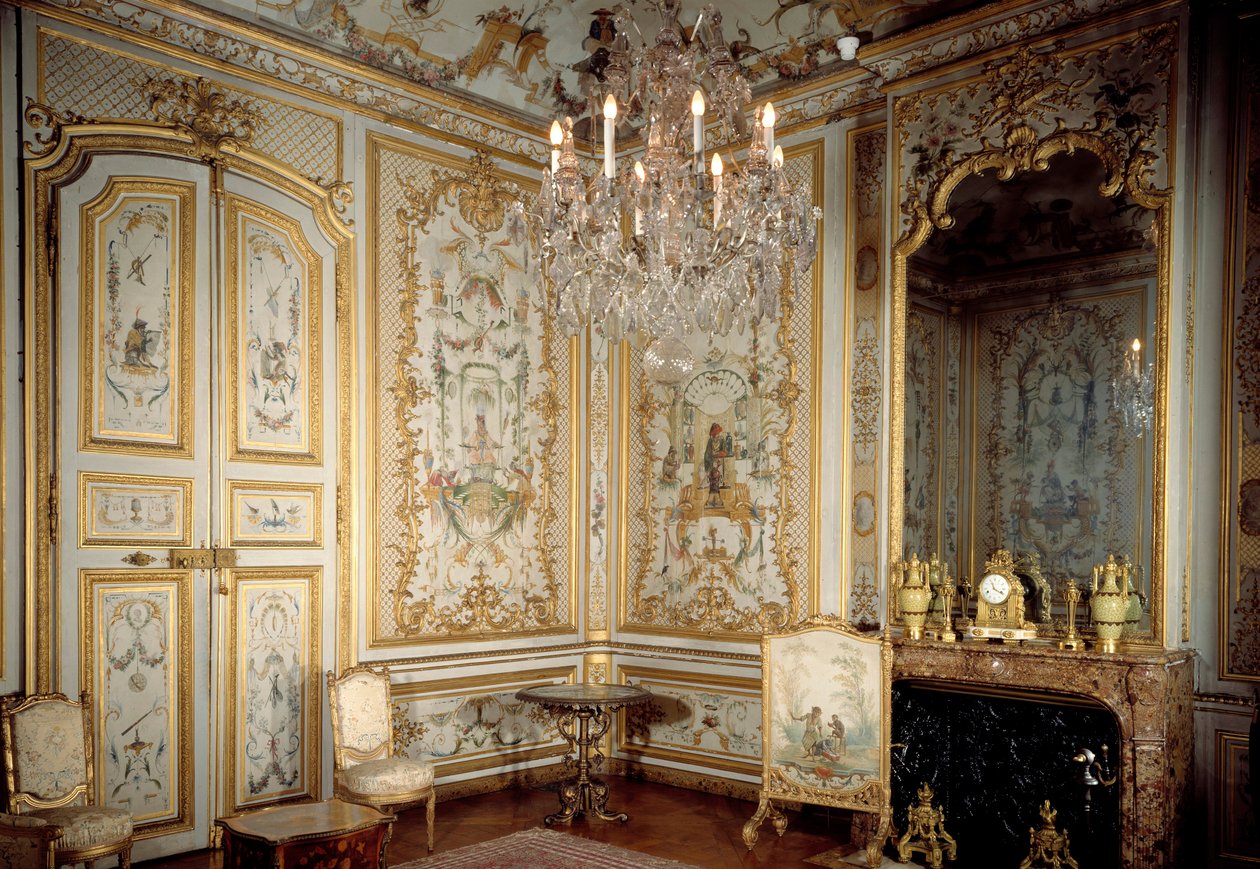 Näkymä apinoiden kabinetista tai "La Grande Singerie": Christophe Huet (1700-1759) 1737 Chantilly, Musee Conde tekijältä Christophe Huet