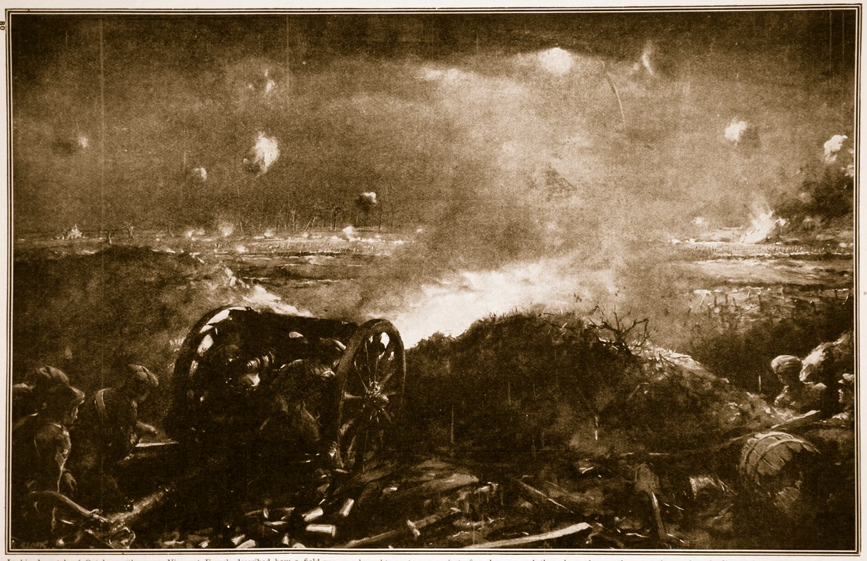 Tykistöä kasvatetaan tukemaan brittiläistä jalkaväkihyökkäystä Ypresin lähellä, 1914-1919 tekijältä Christopher Clark