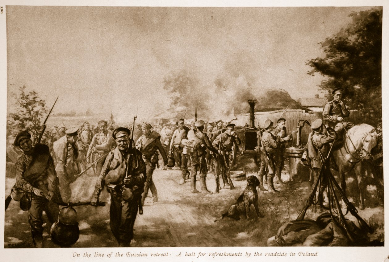 Venäjän vetäytymisen linjalla: virvokkeiden pysähdys tienvarrella Puolassa, 1914-19 tekijältä Christopher Clark