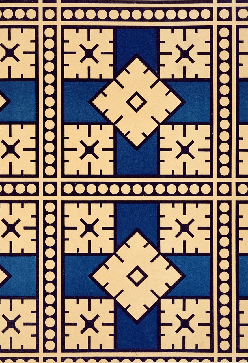 Levy XLIV julkaisusta "Studies in Design", n. 1874-1876 tekijältä Christopher Dresser