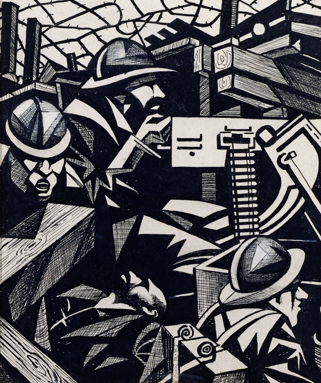 Konekivääri tekijältä Christopher Richard Wynne Nevinson