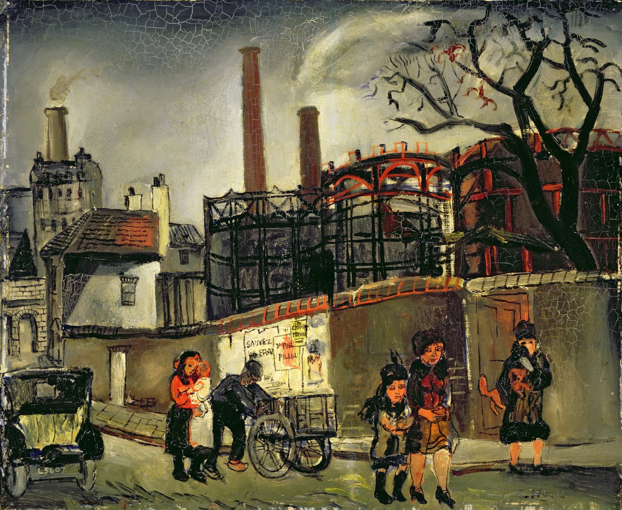 Katukuva Pariisissa, 1926 (taulu) tekijältä Christopher Wood