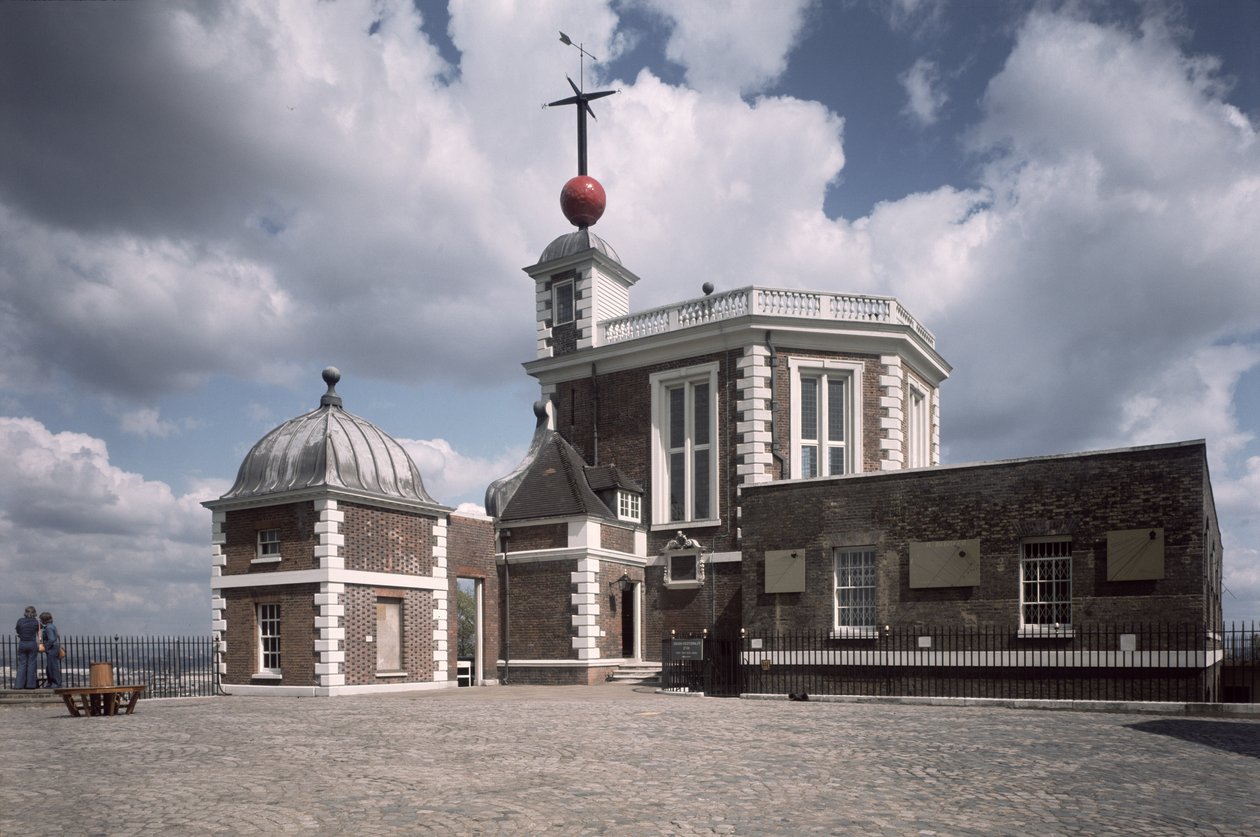 Vanha kuninkaallinen observatorio, Greenwich, 1675 tekijältä Christopher Wren