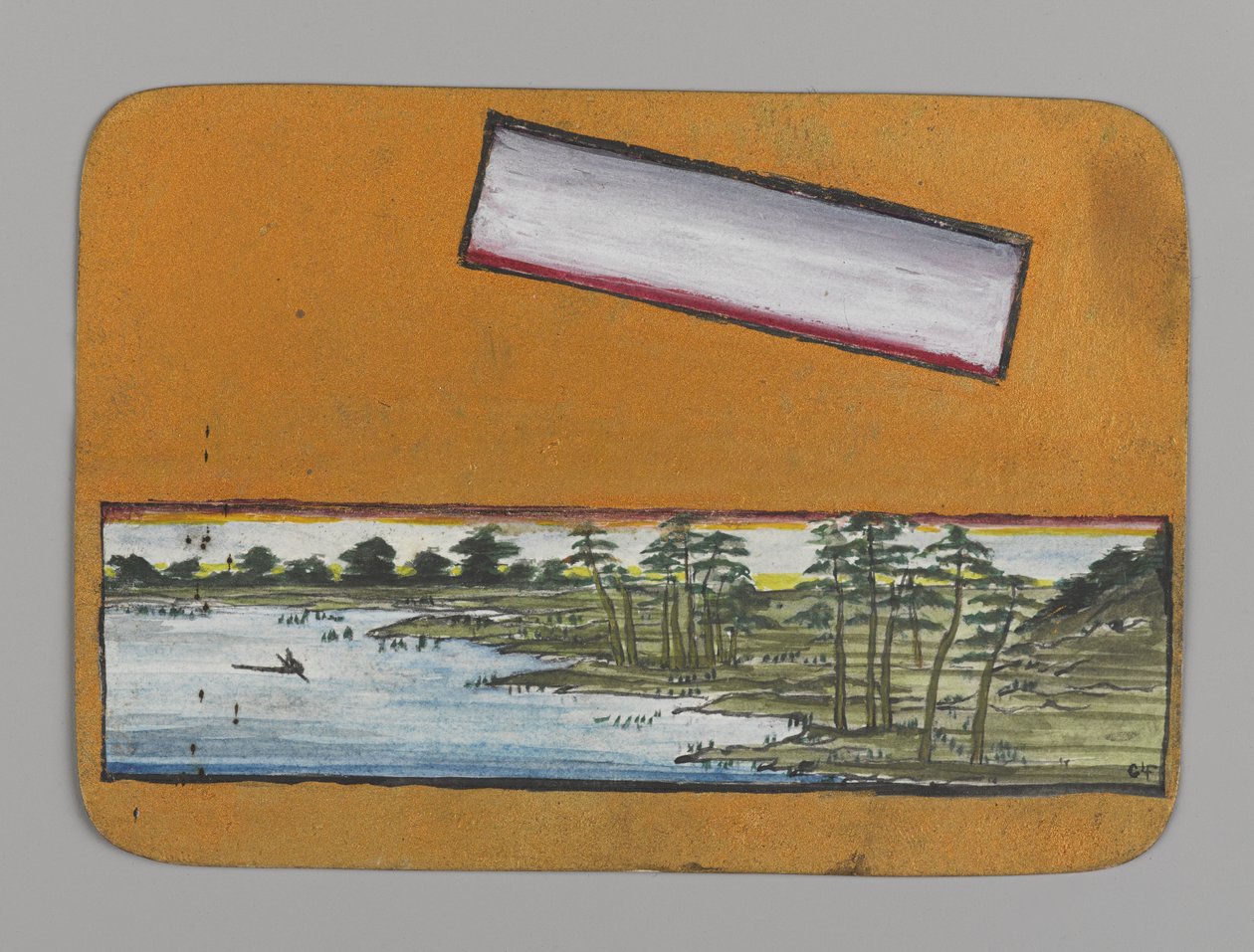 Vaaka (suora) (wc paperilla) tekijältä Christopher Grant La Farge
