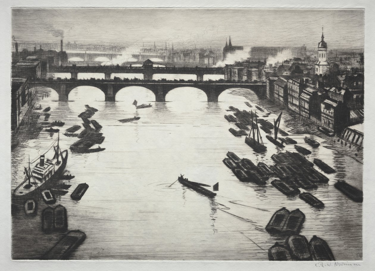 Lontoon sillat tekijältä Christopher Richard Wynne Nevinson