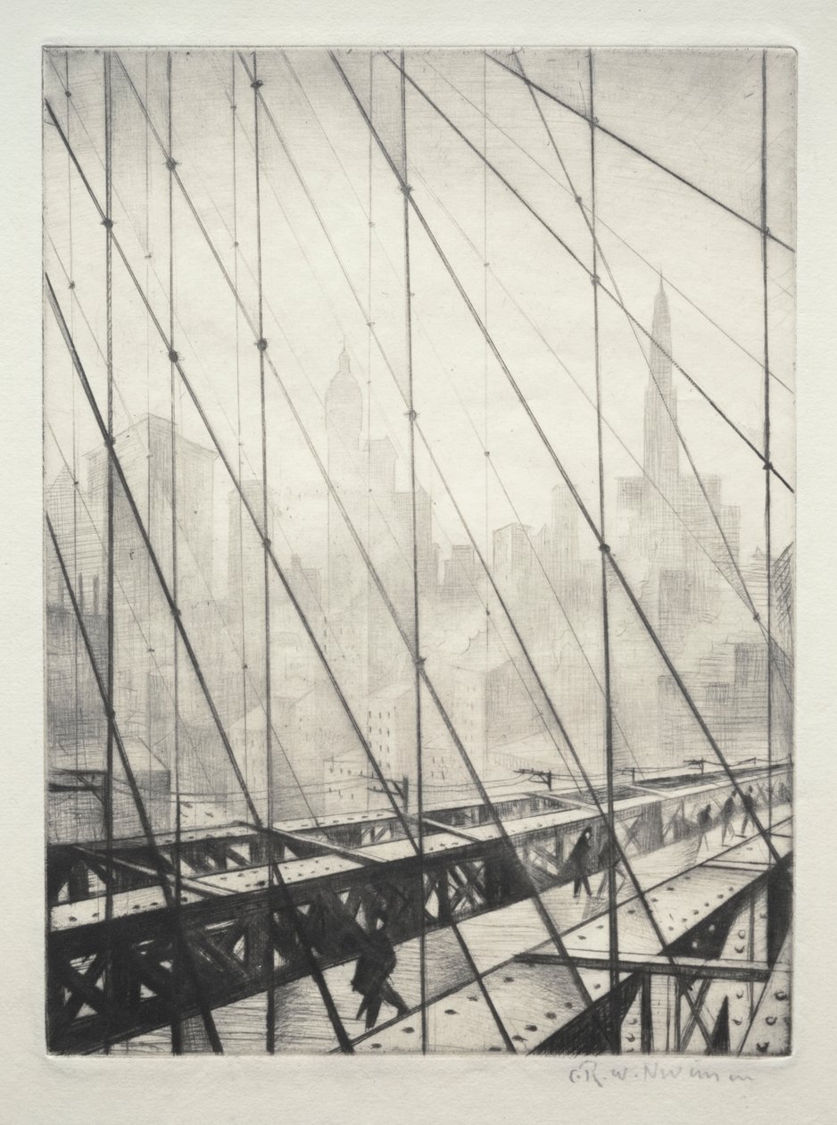 Katse Brooklyn Bridgen läpi tekijältä Christopher Richard Wynne Nevinson