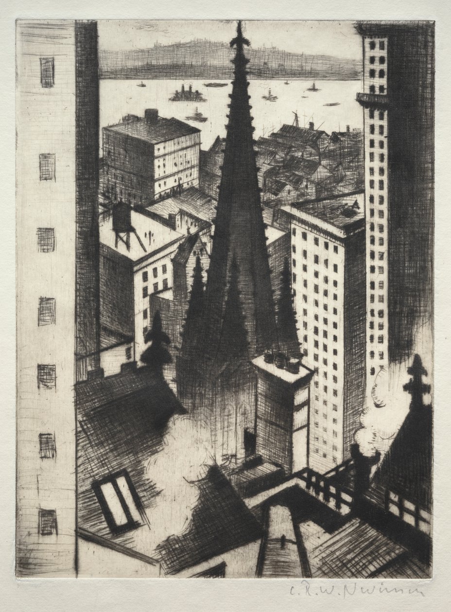 New Yorkin temppeli tekijältä Christopher Richard Wynne Nevinson