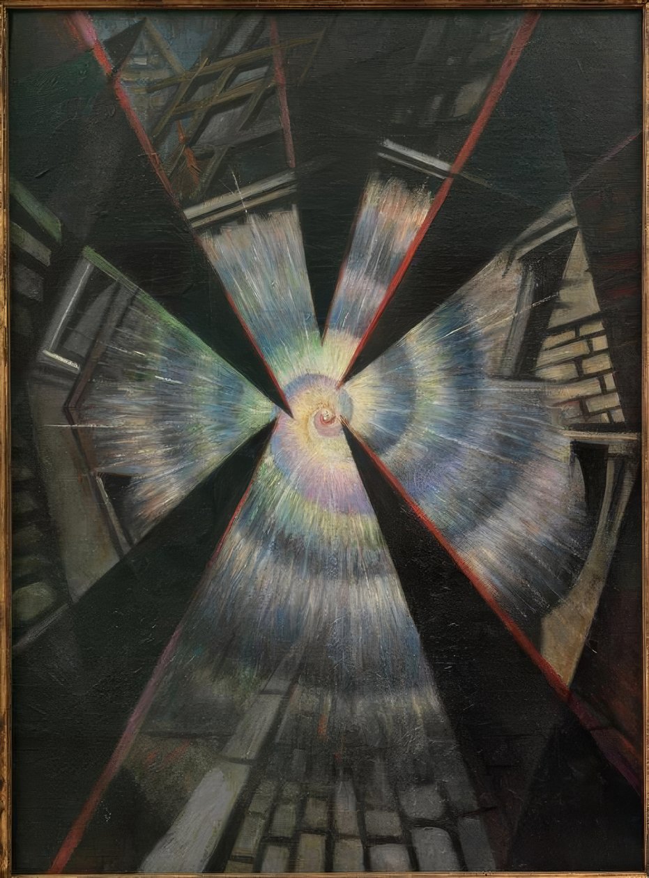 Räjähtävä kuori tekijältä Christopher Richard Wynne Nevinson