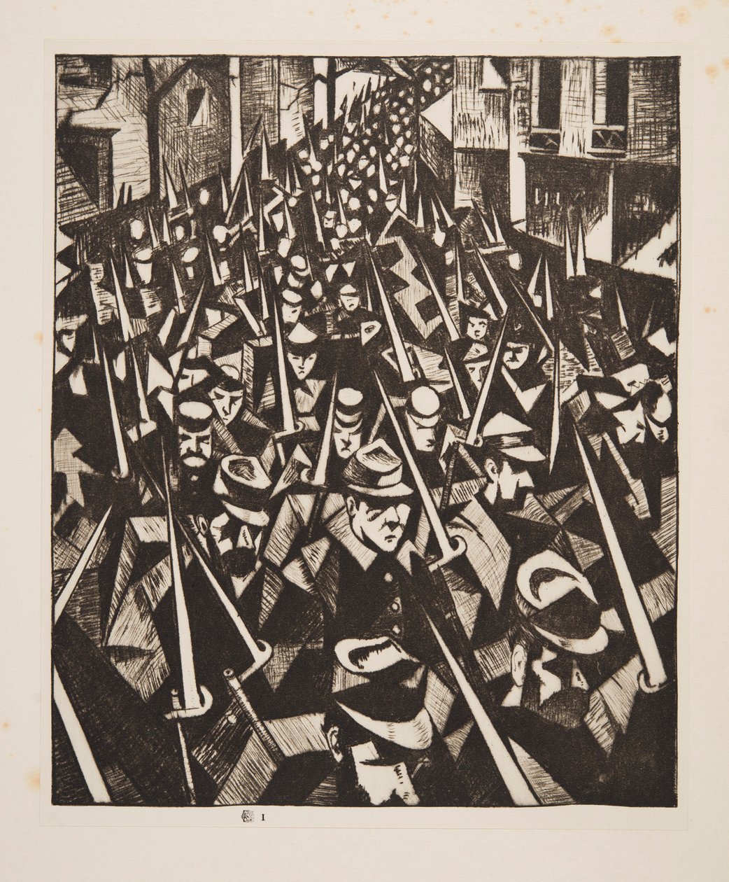 A Dawn, 1914, pubi. 1915. tekijältä Christopher Richard Wynne Nevinson