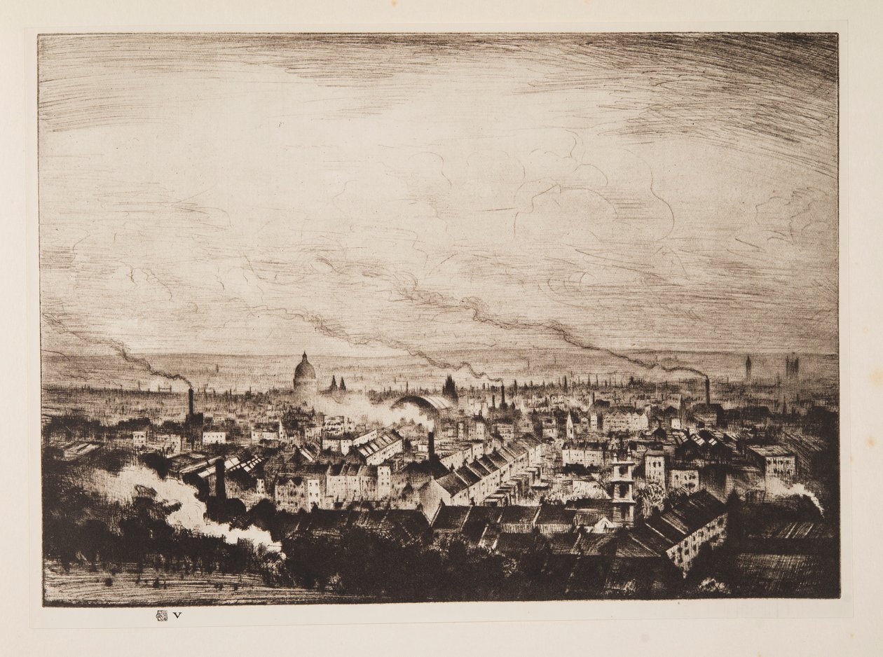 Lontoossa Parliament Hillin pubista. 1923. tekijältä Christopher Richard Wynne Nevinson