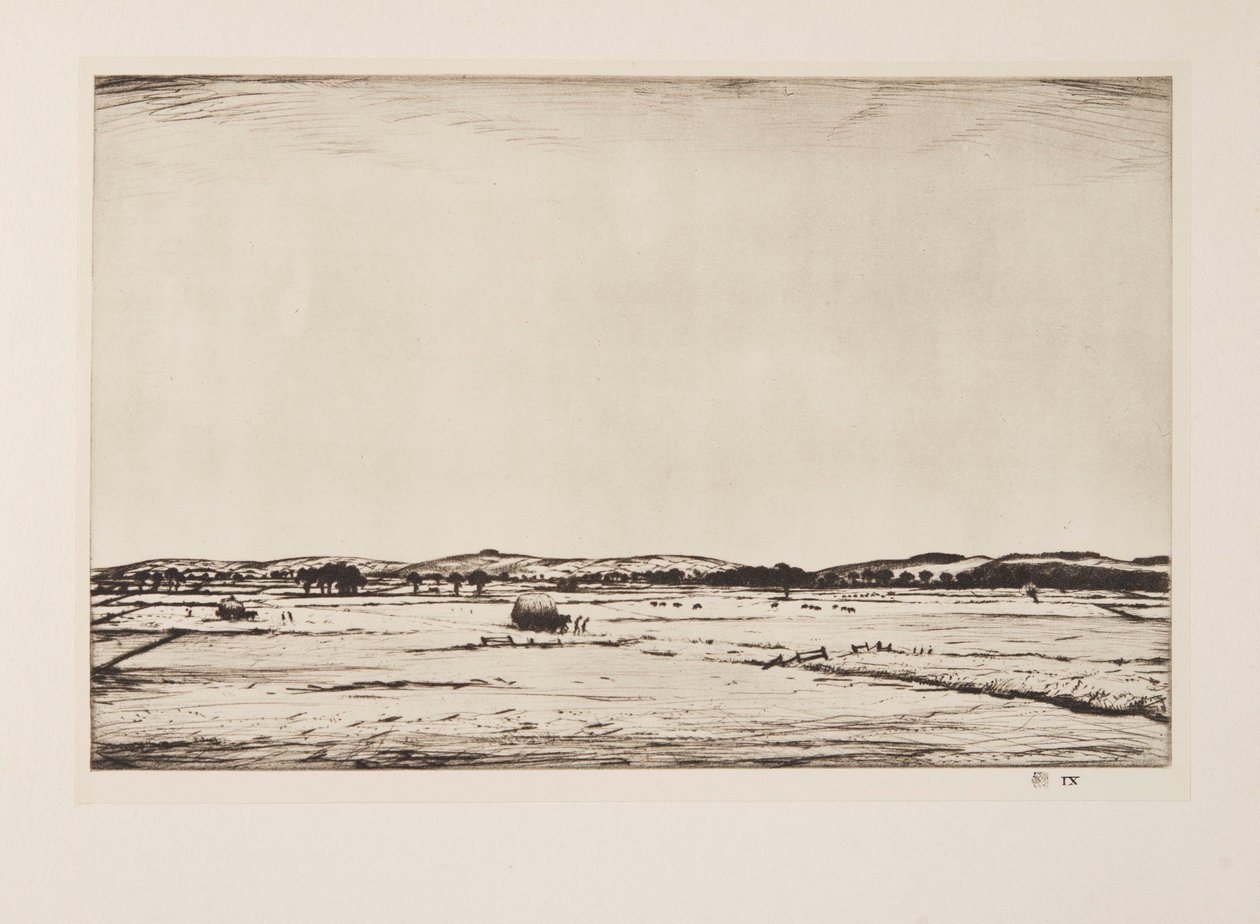 Sussex Downs, pubi. 1926. tekijältä Christopher Richard Wynne Nevinson