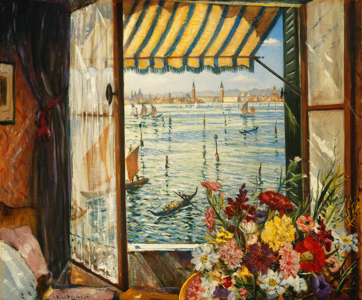 Venetsialaisesta ikkunasta, 1934 tekijältä Christopher Richard Wynne Nevinson