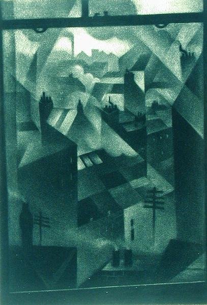 Office-ikkunasta tekijältä Christopher Richard Wynne Nevinson