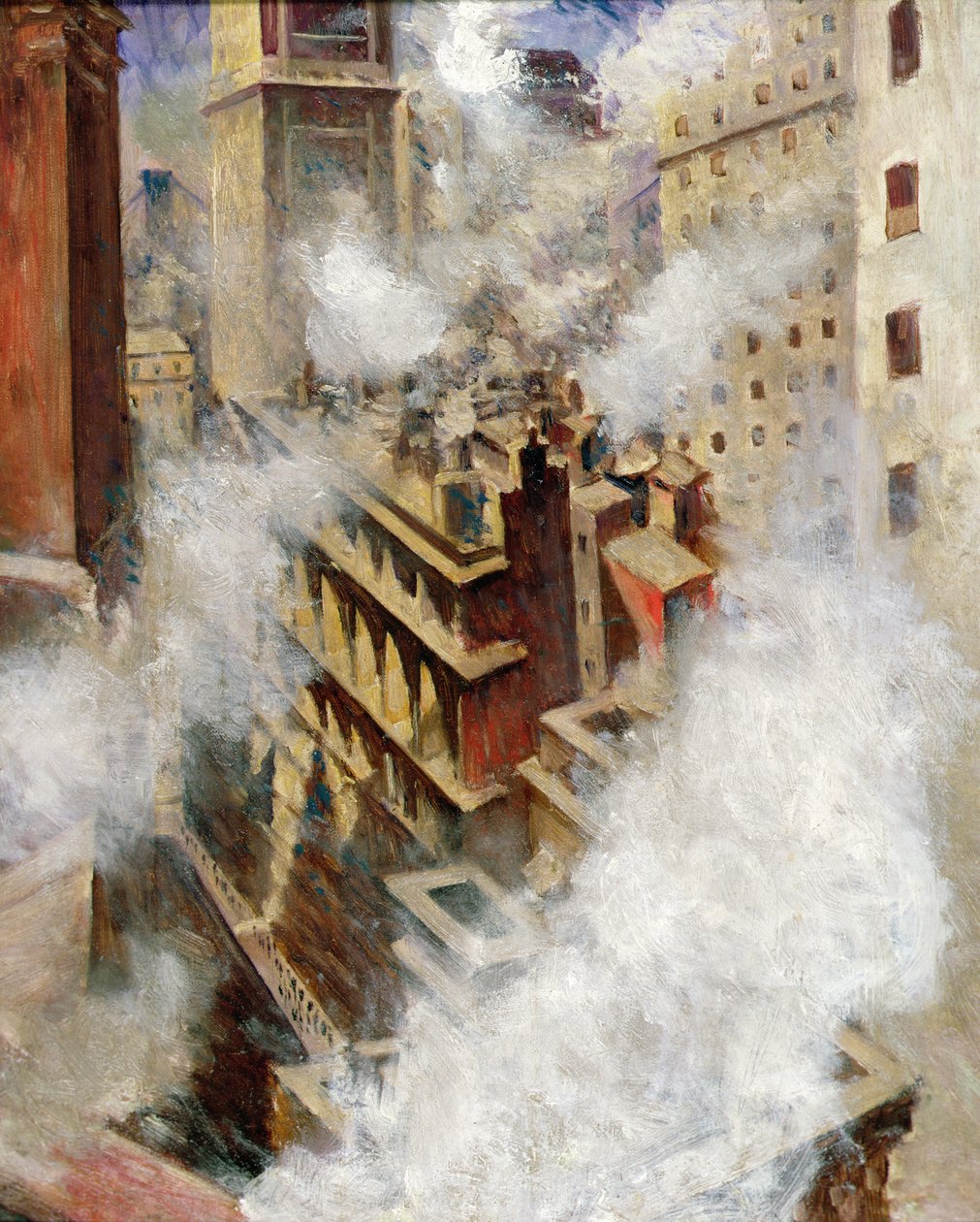 New York (öljy kankaalle) tekijältä Christopher Richard Wynne Nevinson