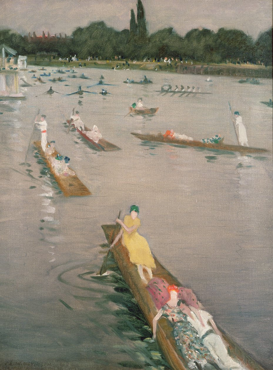 Regatta Henleyssä tekijältä Christopher Richard Wynne Nevinson