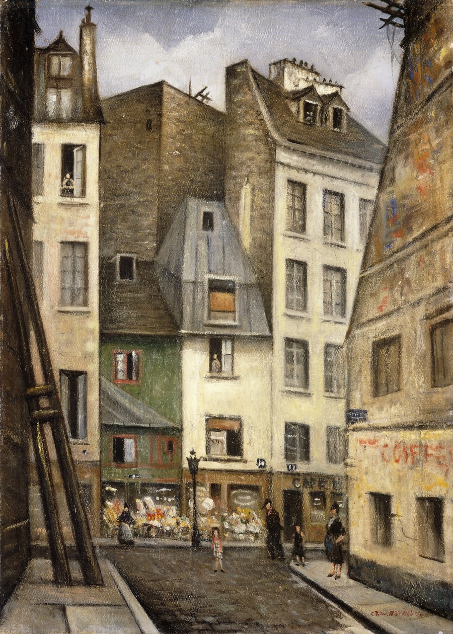 Rue St. Julien le Pauvre, Pariisi, tekijältä Christopher Richard Wynne Nevinson