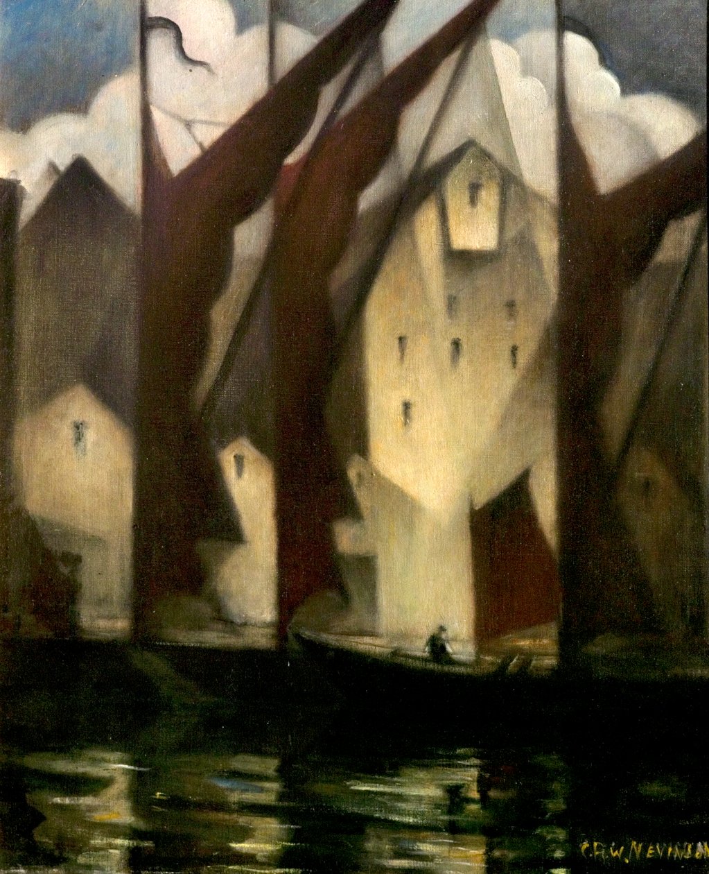 Thameside, 1941 tekijältä Christopher Richard Wynne Nevinson