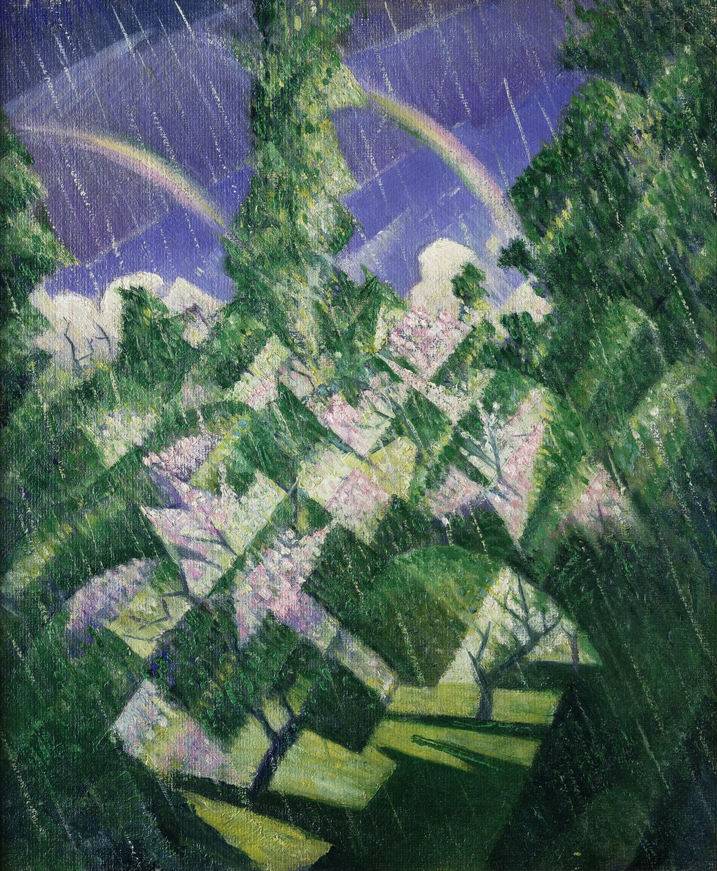 Neljä vuodenaikaa: Kevät, noin 1919 tekijältä Christopher Richard Wynne Nevinson