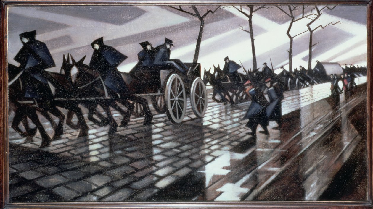 Huonekalut ja erilaiset esineet 1100- ja 1300-luvuilta tekijältä Christopher Richard Wynne Nevinson