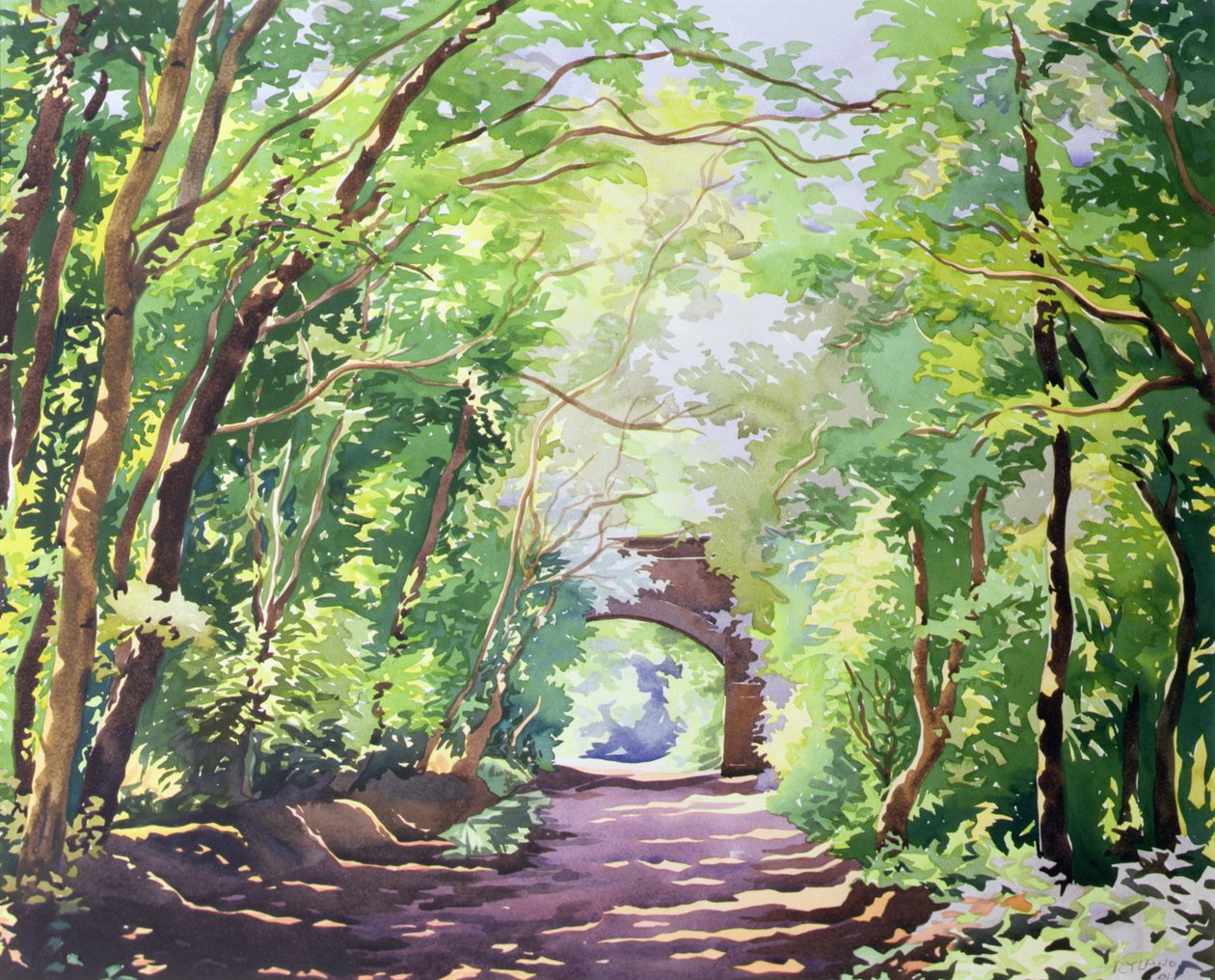 The Valley Walk, Sudbury, 2001 (wc paperilla) tekijältä Christopher Ryland