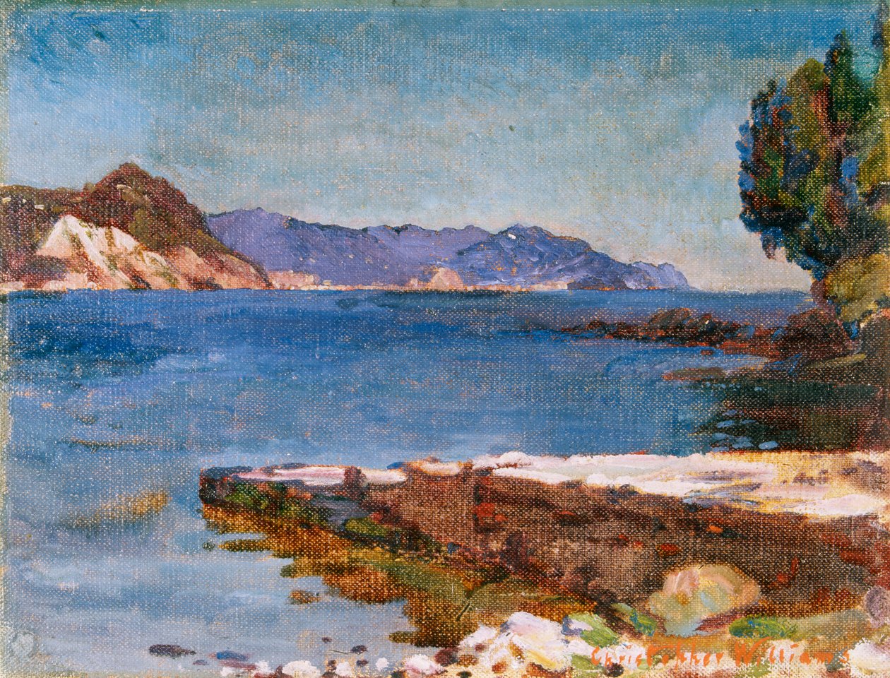 "Ligurian rannikko Rapallosta", 1893-1934 tekijältä Christopher Williams