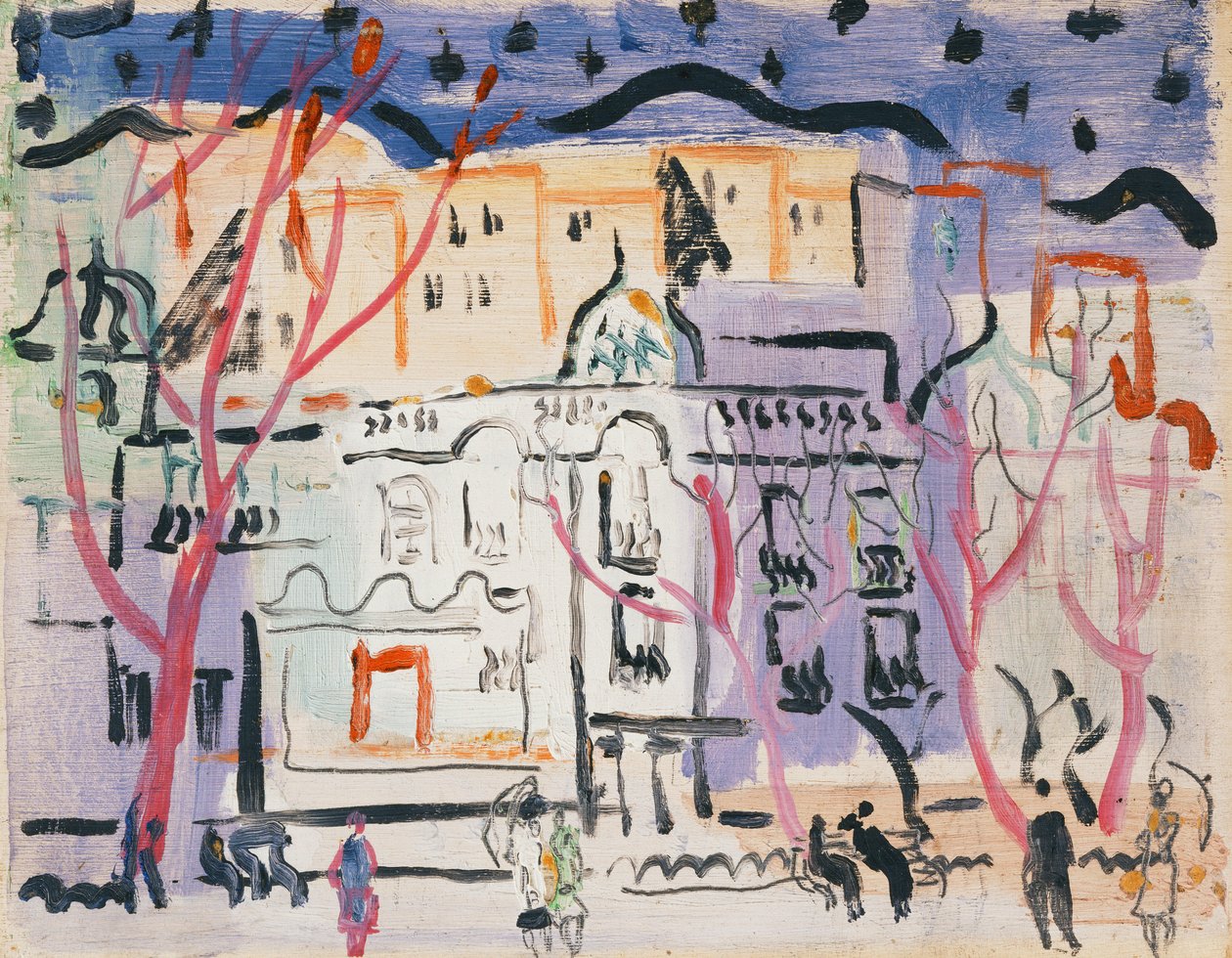 Street Scene, Etelä-Ranska tekijältä Christopher Wood