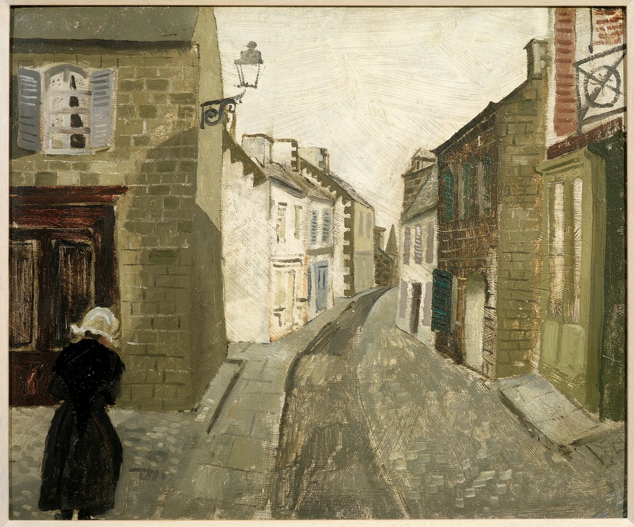 Katukohtaus Treboulissa, 1930 tekijältä Christopher Wood