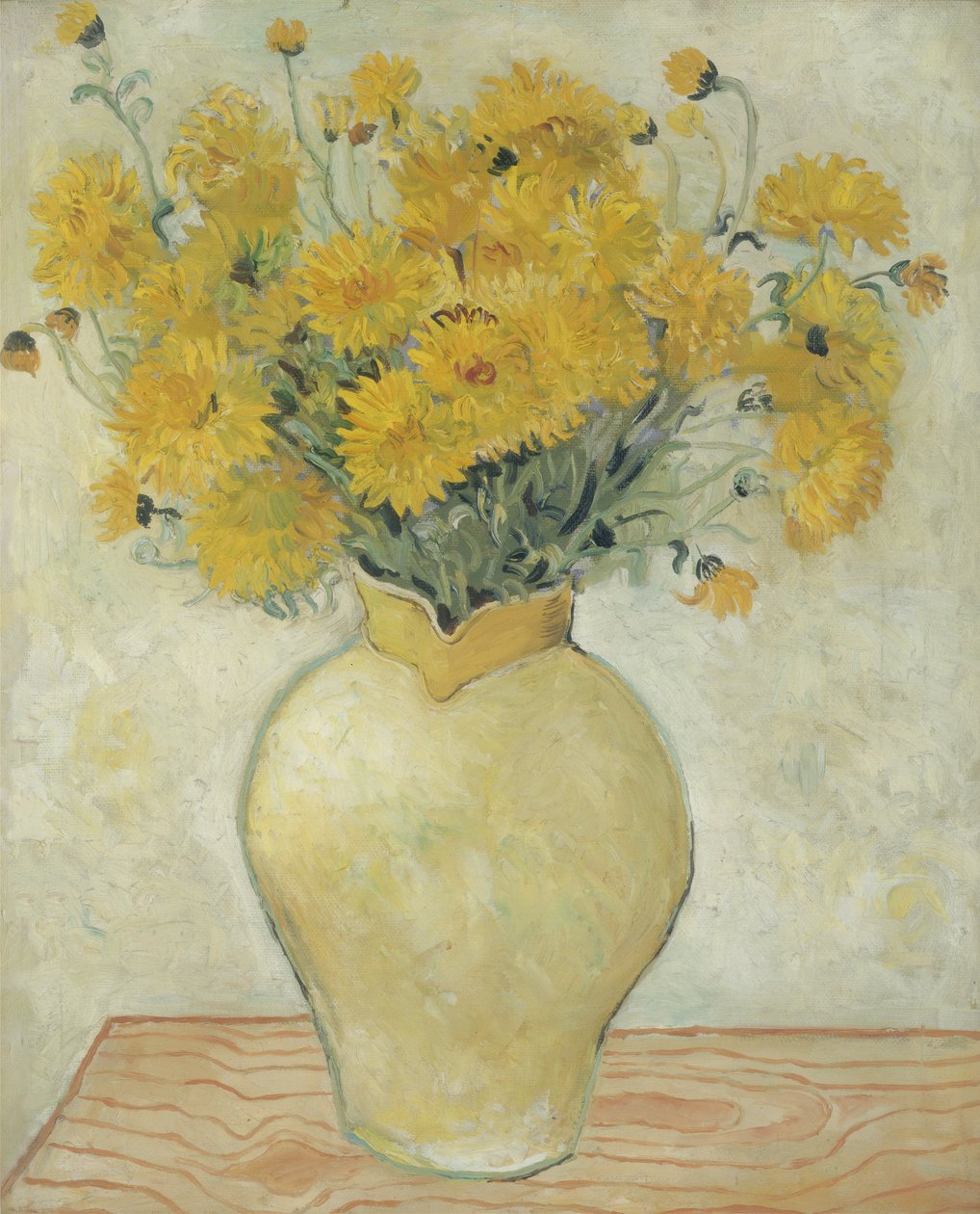 Keltaiset krysanteemit, 1925 tekijältä Christopher Wood