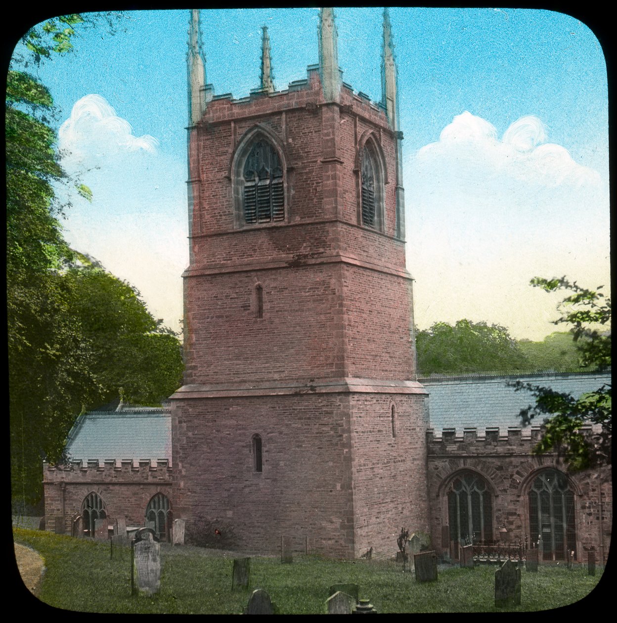 Bodminin kirkko, Cornwall, 1800-luvun loppu tai 1900-luvun alku tekijältä Church Army Lantern Department