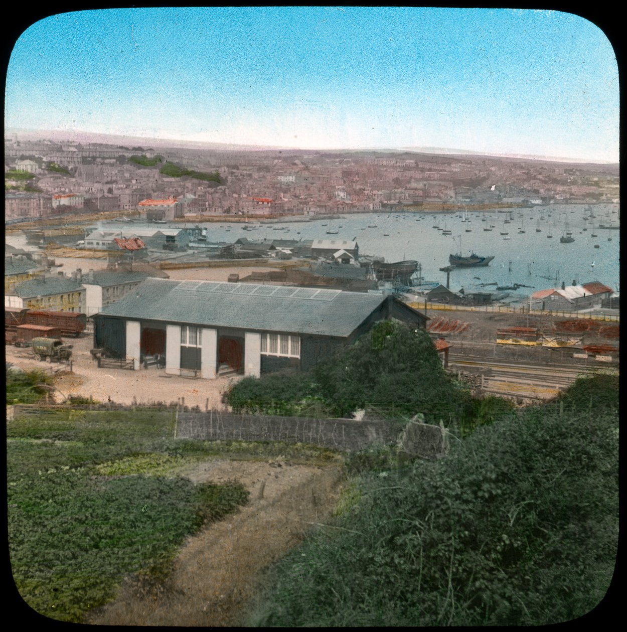 Falmouth, Cornwall, 1800-luvun loppu tai 1900-luvun alku tekijältä Church Army Lantern Department