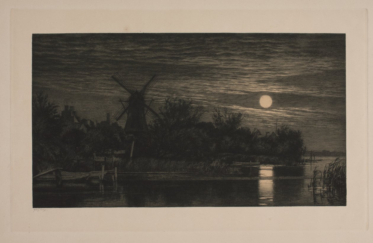 Kuutamoinen ilta Tubækissa tekijältä Cilius Johannes Konrad Andersen