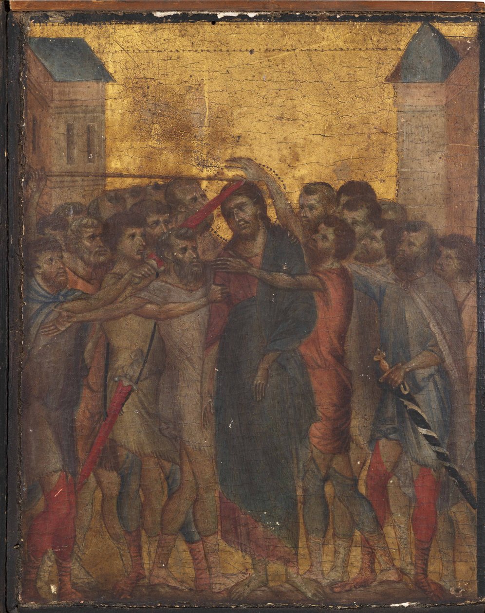Kristuksen pilkkaaminen tekijältä Cimabue