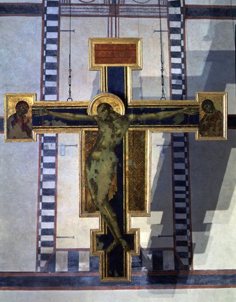 Ristiinnaulitseminen, n. 1285 (tempera paneelissa) (katso lisätietoja 123189) tekijältä Cimabue